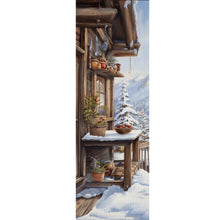 Load image into Gallery viewer, Huancan - Snowy Scene Outside - 30*90CM 11CT 3 Stamped Cross Stitch
