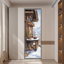 Load image into Gallery viewer, Huancan - Snowy Scene Outside - 30*90CM 11CT 3 Stamped Cross Stitch
