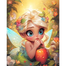Load image into Gallery viewer, Yishu - Flower Fairy Girl - 50*60CM 11CT 3 Stamped Cross Stitch
