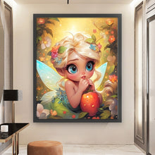 Load image into Gallery viewer, Yishu - Flower Fairy Girl - 50*60CM 11CT 3 Stamped Cross Stitch

