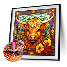 Load image into Gallery viewer, Yak Glass Painting 30*30CM(Canvas) Full Round Drill Diamond Painting
