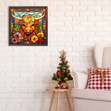 Load image into Gallery viewer, Yak Glass Painting 30*30CM(Canvas) Full Round Drill Diamond Painting
