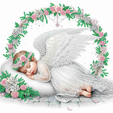Load image into Gallery viewer, Angel Child 30*30CM(Canvas) Partial Special Shaped Drill Diamond Painting
