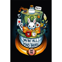 Load image into Gallery viewer, White Rabbit And The Mad Hatter 40*60CM(Picture) Full Round Drill Diamond Painting
