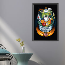 Load image into Gallery viewer, White Rabbit And The Mad Hatter 40*60CM(Picture) Full Round Drill Diamond Painting
