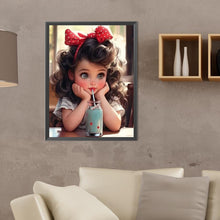 Load image into Gallery viewer, Sweet Girl 30*40CM(Canvas) Full Round Drill Diamond Painting
