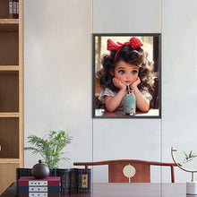 Load image into Gallery viewer, Sweet Girl 40*50CM(Canvas) Full Round Drill Diamond Painting

