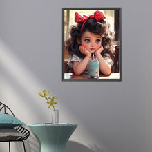 Load image into Gallery viewer, Sweet Girl 40*50CM(Canvas) Full Round Drill Diamond Painting

