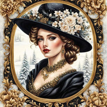 Load image into Gallery viewer, Noblewoman-Woman 30*30CM(Canvas) Full Round Drill Diamond Painting
