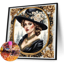 Load image into Gallery viewer, Noblewoman-Woman 30*30CM(Canvas) Full Round Drill Diamond Painting
