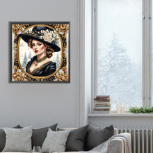 Load image into Gallery viewer, Noblewoman-Woman 30*30CM(Canvas) Full Round Drill Diamond Painting
