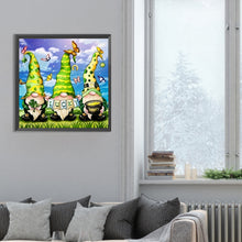 Load image into Gallery viewer, Garden Gnome 30*30CM(Canvas) Full Round Drill Diamond Painting
