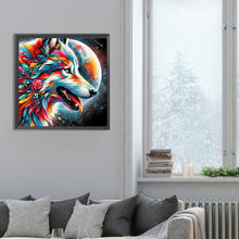 Load image into Gallery viewer, Colorful Wolf 30*30CM(Canvas) Full Round Drill Diamond Painting
