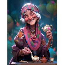 Load image into Gallery viewer, Kind Old Lady 30*40CM(Canvas) Full Square Drill Diamond Painting
