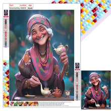 Load image into Gallery viewer, Kind Old Lady 30*40CM(Canvas) Full Square Drill Diamond Painting
