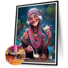 Load image into Gallery viewer, Kind Old Lady 30*40CM(Canvas) Full Square Drill Diamond Painting
