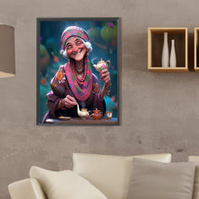 Load image into Gallery viewer, Kind Old Lady 30*40CM(Canvas) Full Square Drill Diamond Painting
