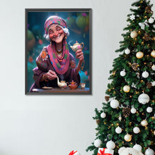 Load image into Gallery viewer, Kind Old Lady 30*40CM(Canvas) Full Square Drill Diamond Painting
