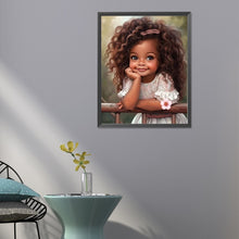 Load image into Gallery viewer, Sweet Girl 40*50CM(Canvas) Full Round Drill Diamond Painting
