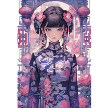 Load image into Gallery viewer, Huancan - Ancient Style Girl - 45*65CM 11CT 3 Stamped Cross Stitch
