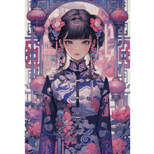 Load image into Gallery viewer, Huancan - Ancient Style Girl - 45*65CM 11CT 3 Stamped Cross Stitch

