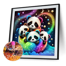 Load image into Gallery viewer, Panda 40*40CM(Canvas) Full Round Drill Diamond Painting
