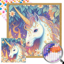 Load image into Gallery viewer, Forest Unicorn 40*40CM(Picture) Full Round Drill Diamond Painting
