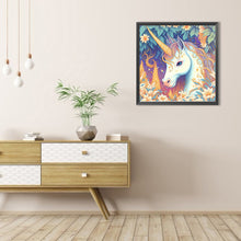 Load image into Gallery viewer, Forest Unicorn 40*40CM(Picture) Full Round Drill Diamond Painting

