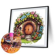 Load image into Gallery viewer, Flower Cottage 40*40CM(Canvas) Full Round Drill Diamond Painting
