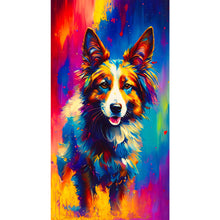 Load image into Gallery viewer, Dog 40*70CM(Canvas) Full Round Drill Diamond Painting
