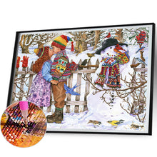 Load image into Gallery viewer, Kissing In The Snow 50*40CM(Picture) Full Round Drill Diamond Painting
