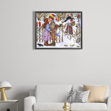 Load image into Gallery viewer, Kissing In The Snow 50*40CM(Picture) Full Round Drill Diamond Painting
