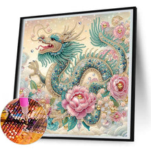 Load image into Gallery viewer, Gorgeous Dragon 30*30CM(Canvas) Partial Special Shaped Drill Diamond Painting
