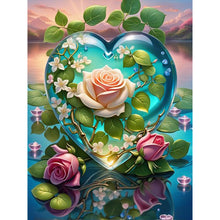 Load image into Gallery viewer, Dreamlike Roses 30*40CM(Canvas) Full Round Drill Diamond Painting
