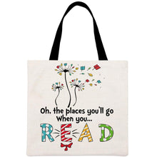 Load image into Gallery viewer, Canvas Bag-Reading 40*40CM
