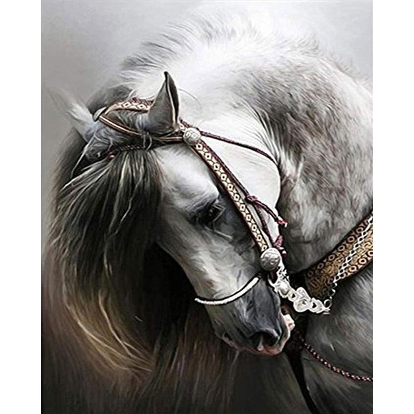 Horse - Full 11CT Counted Cross Stitch 36x46CM - Yishu