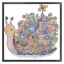 Load image into Gallery viewer, Joy Sunday - Snail House - 30*31CM 14CT 2 Stamped Cross Stitch
