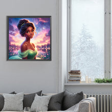 Load image into Gallery viewer, Beautiful Modern Princess Tiana 30*30CM(Canvas) Full Round Drill Diamond Painting
