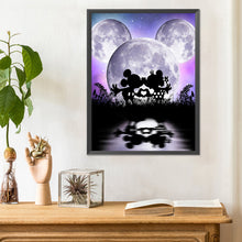 Load image into Gallery viewer, Silhouette - Mickey Mouse 30*40CM(Canvas) Full Round Drill Diamond Painting
