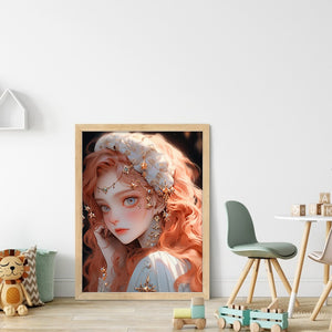 Huancan - Exotic Girl - 40*55CM 11CT 3 Stamped Cross Stitch