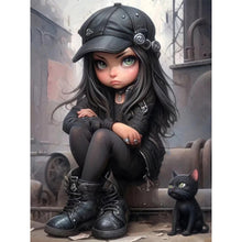 Load image into Gallery viewer, Cute Girl 30*40CM(Picture) Full Square Drill Diamond Painting
