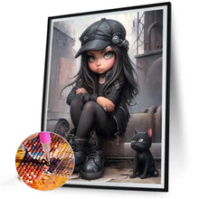 Load image into Gallery viewer, Cute Girl 30*40CM(Picture) Full Square Drill Diamond Painting
