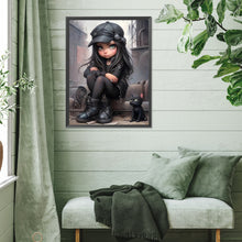 Load image into Gallery viewer, Cute Girl 30*40CM(Picture) Full Square Drill Diamond Painting
