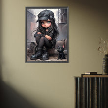 Load image into Gallery viewer, Cute Girl 30*40CM(Picture) Full Square Drill Diamond Painting
