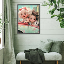 Load image into Gallery viewer, Cute Girl 30*40CM(Picture) Full Square Drill Diamond Painting
