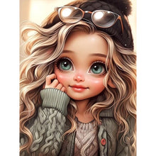 Load image into Gallery viewer, Cute Girl 30*40CM(Picture) Full Square Drill Diamond Painting
