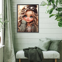 Load image into Gallery viewer, Cute Girl 30*40CM(Picture) Full Square Drill Diamond Painting

