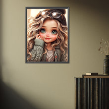 Load image into Gallery viewer, Cute Girl 30*40CM(Picture) Full Square Drill Diamond Painting
