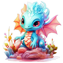 Load image into Gallery viewer, Huancan - Sea Dragon - 40*40CM 14CT 2 Stamped Cross Stitch

