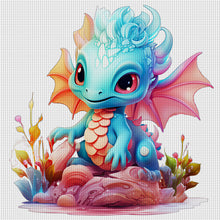 Load image into Gallery viewer, Huancan - Sea Dragon - 40*40CM 14CT 2 Stamped Cross Stitch
